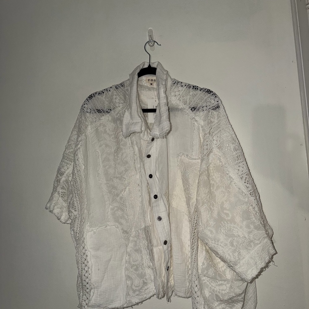 Ivory Lace Blouse